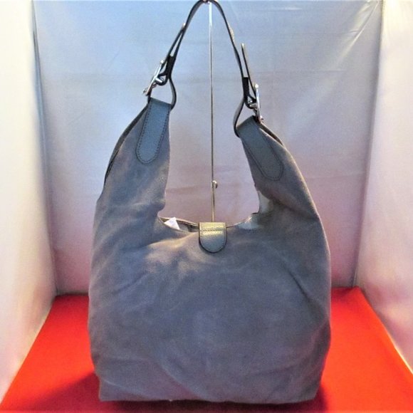 DKNY Wayne Large Suede Hobo Bag  - #3228 - Picture 10 of 13
